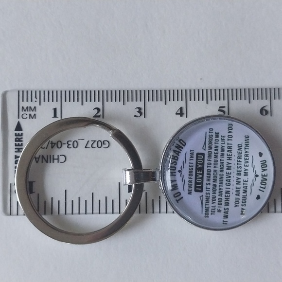 🔑2/$15 mix or match. " To My Husband " Keychain. - Picture 6 of 6